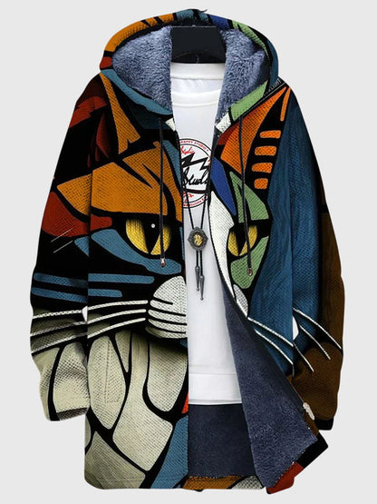 Anna - Veste avec Imprimé Artistique