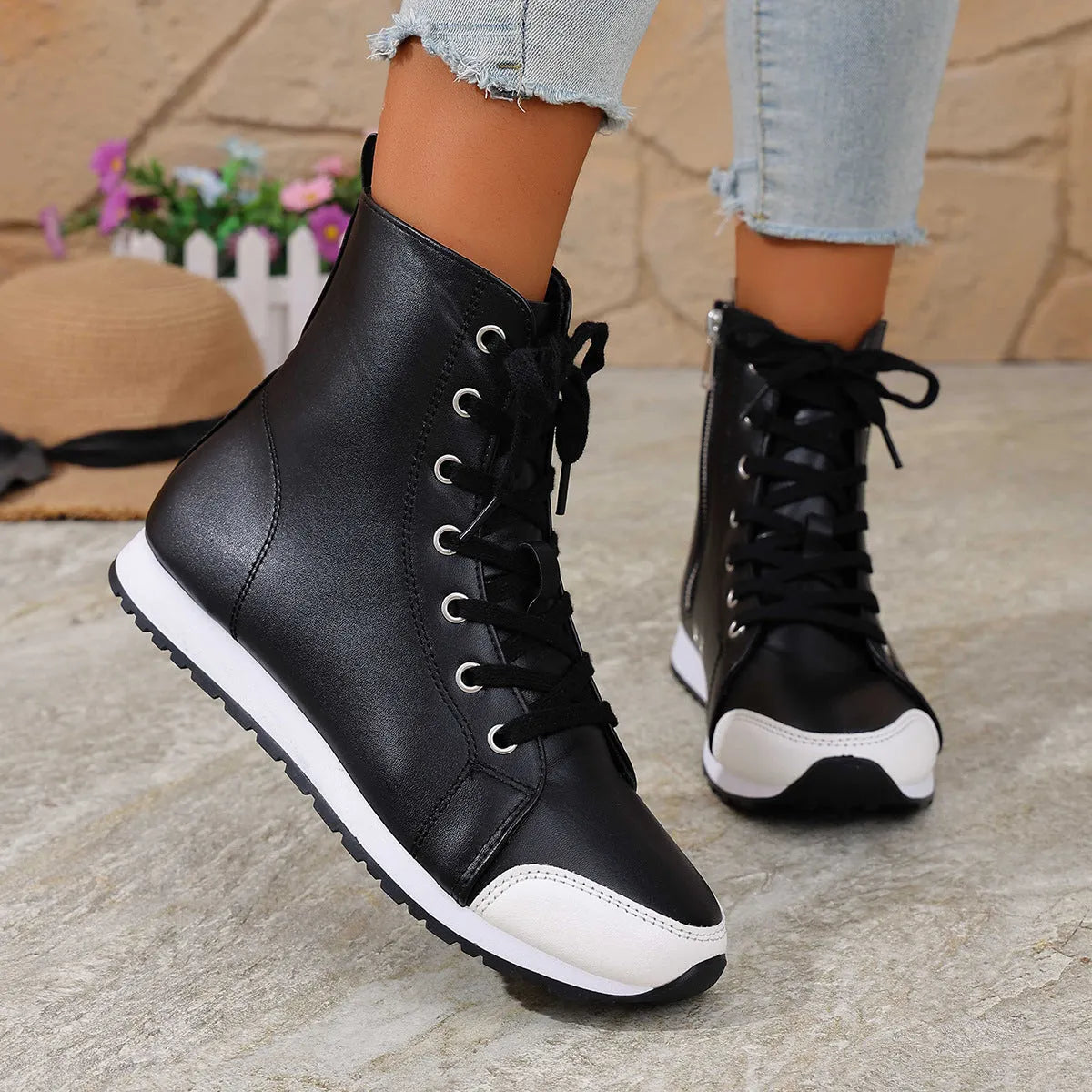 Nadine | Bottines zippées confortables