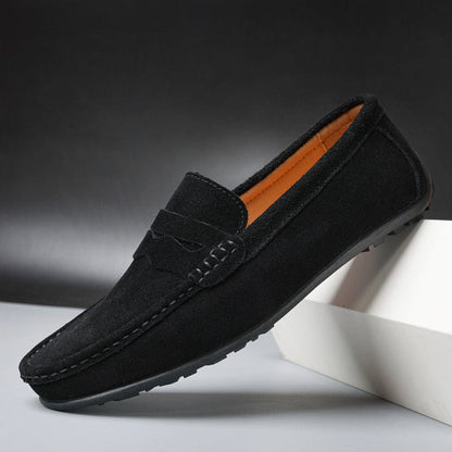 Stéphane | Mocassins premium en daim pour homme