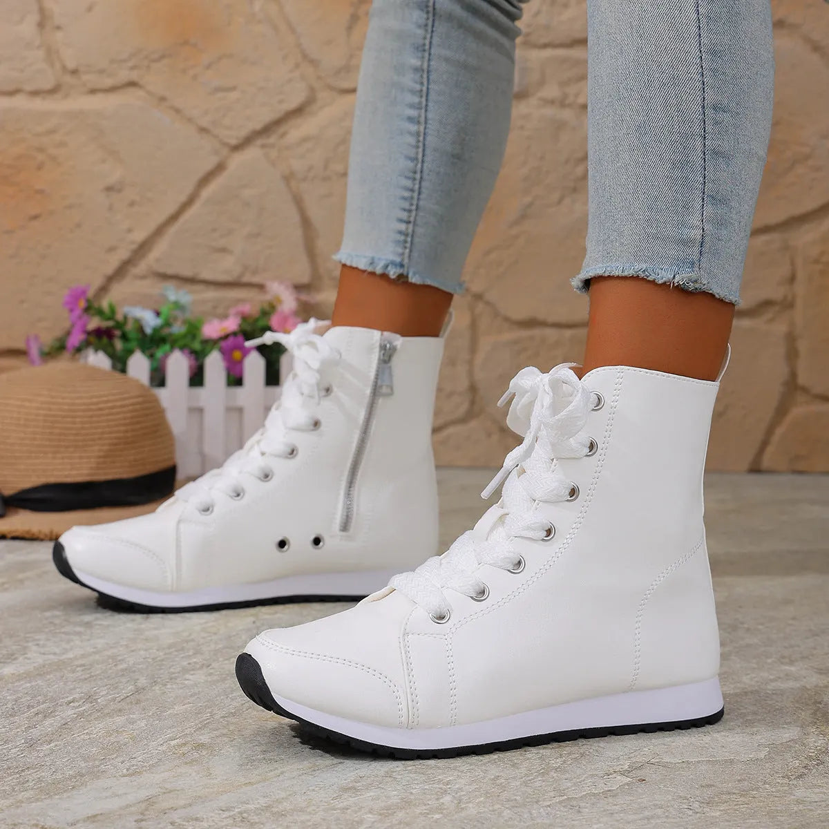 Nadine | Bottines zippées confortables