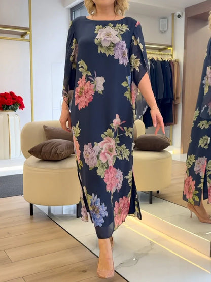 Léonie | Robe florale longue