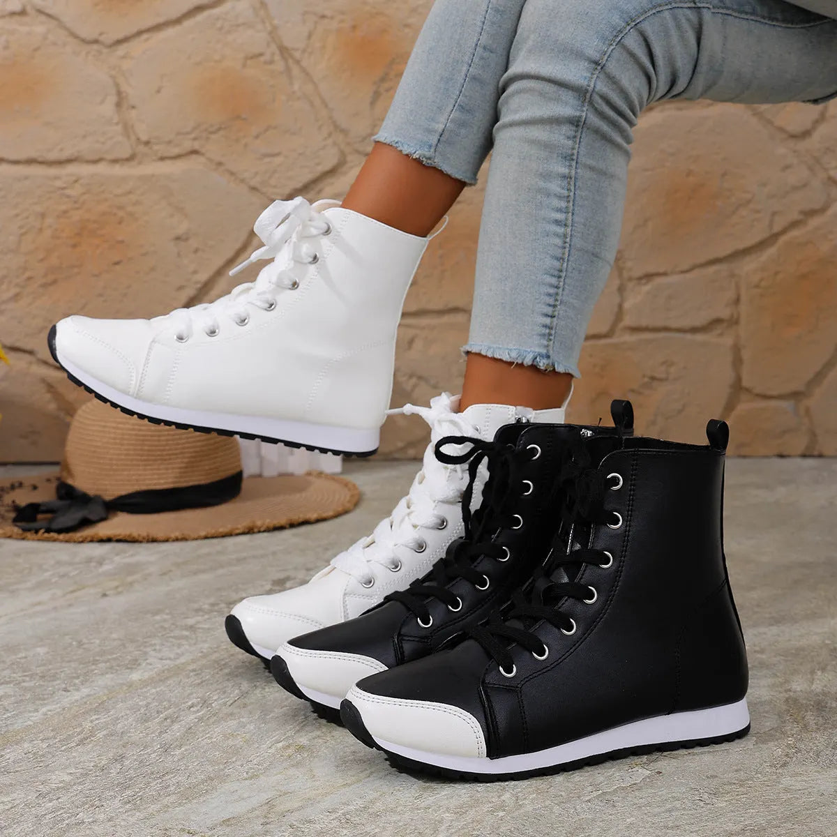 Nadine | Bottines zippées confortables