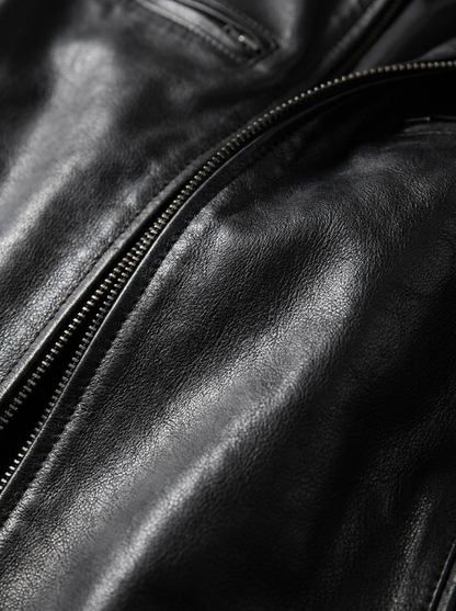 Nathan | Veste en Cuir Décontractée