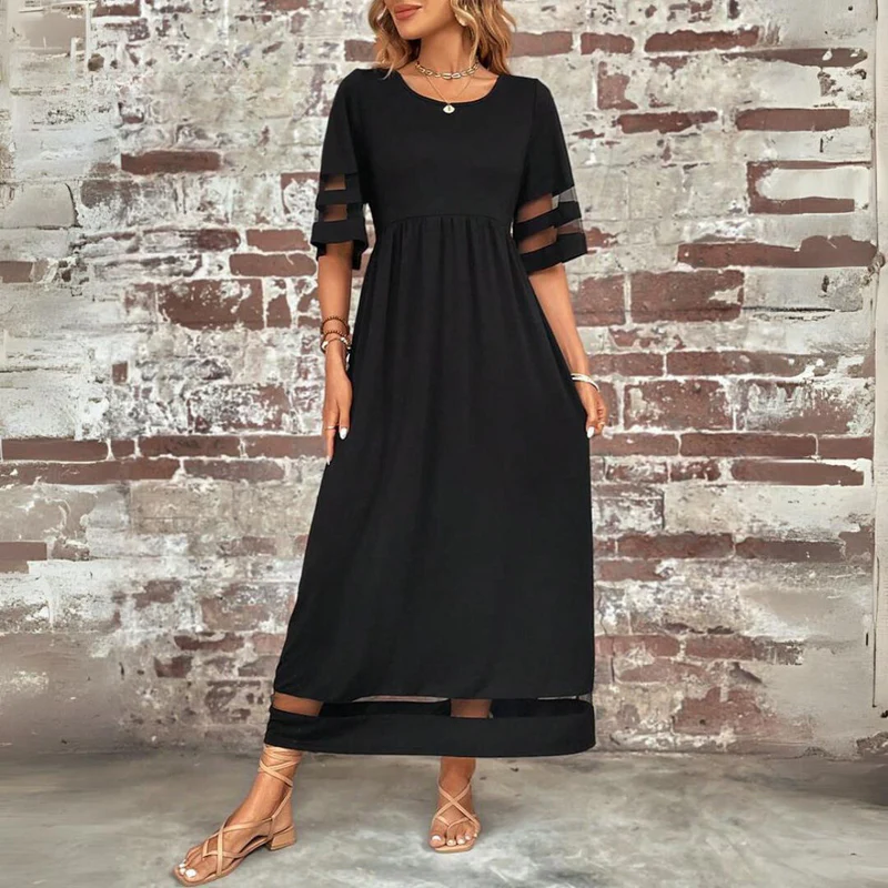 Martine | Robe Midi Flatteuse qui Lisse le Ventre