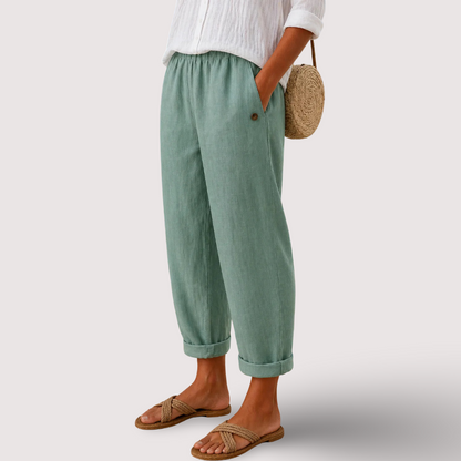 Brigitte | Pantalon en lin léger