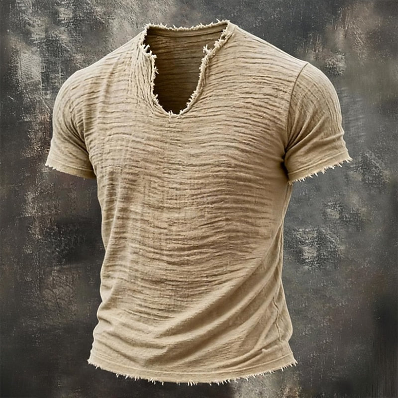 Christian | T-shirt vintage col V