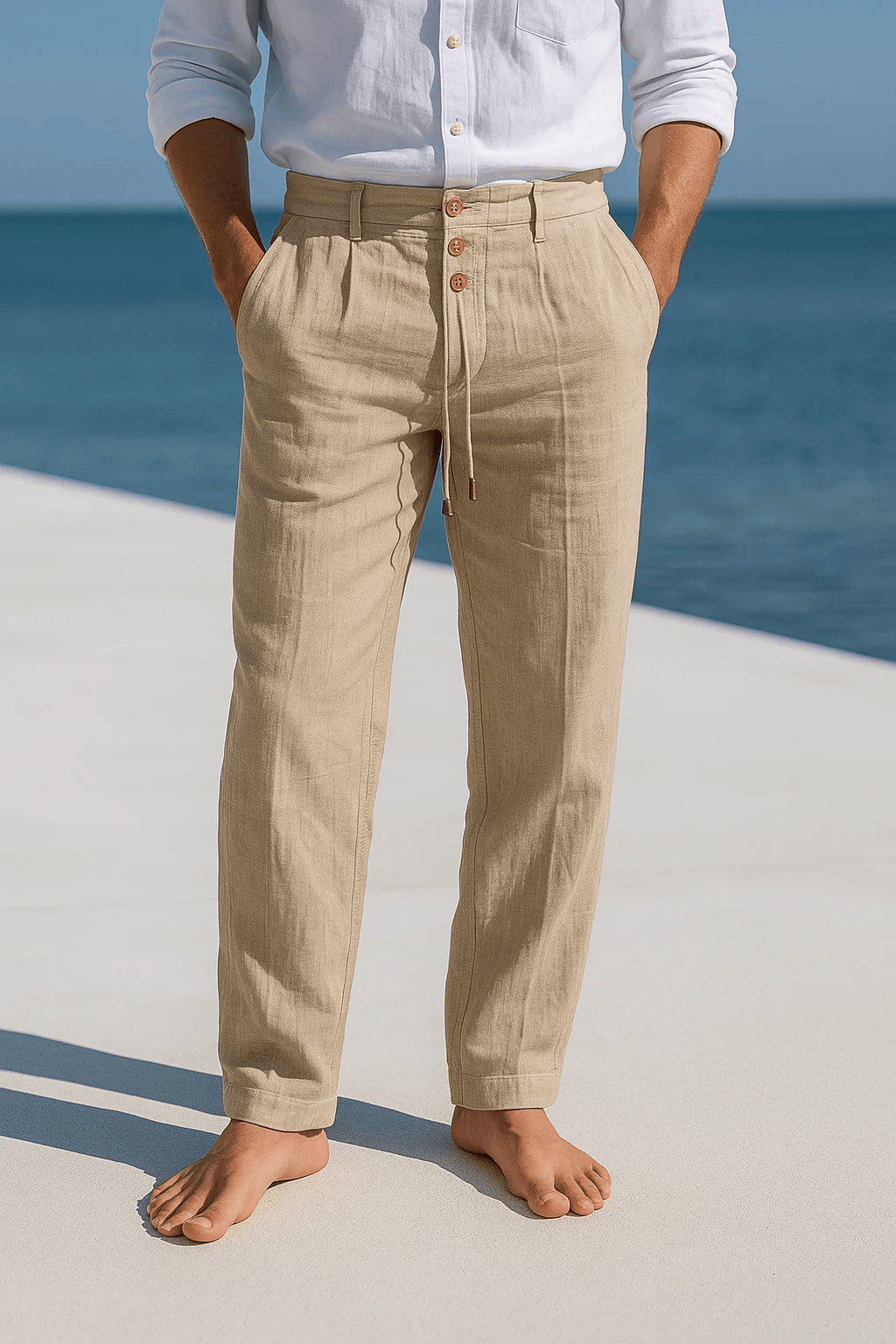 Gérard | Pantalon en lin classique