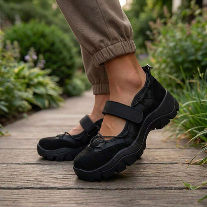 Monique | Mocassins confort à fermeture velcro
