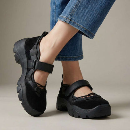Monique | Mocassins confort à fermeture velcro