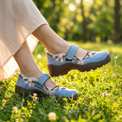 Monique | Mocassins confort à fermeture velcro
