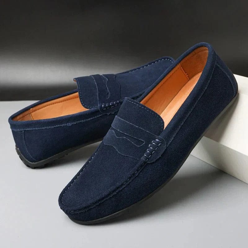 Stéphane | Mocassins premium en daim pour homme