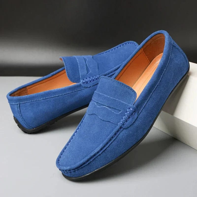 Stéphane | Mocassins premium en daim pour homme