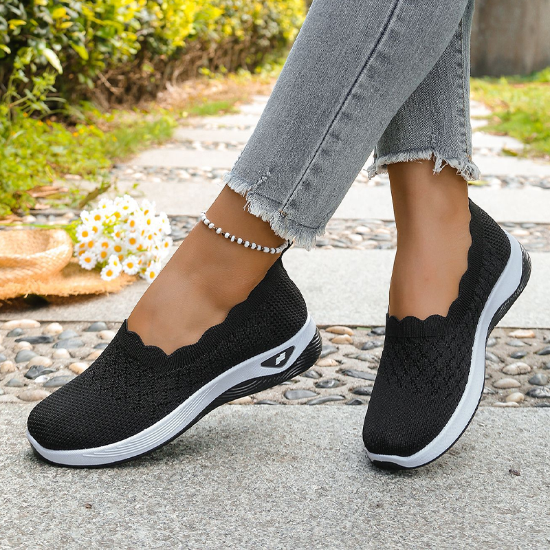 Fabienne | Chaussures de marche confortables en maille respirante