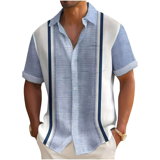 Jean-Marc | Chemise de resort rayée