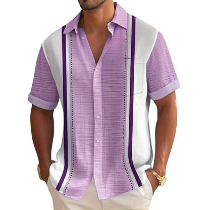 Jean-Marc | Chemise de resort rayée