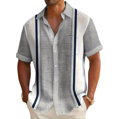 Jean-Marc | Chemise de resort rayée