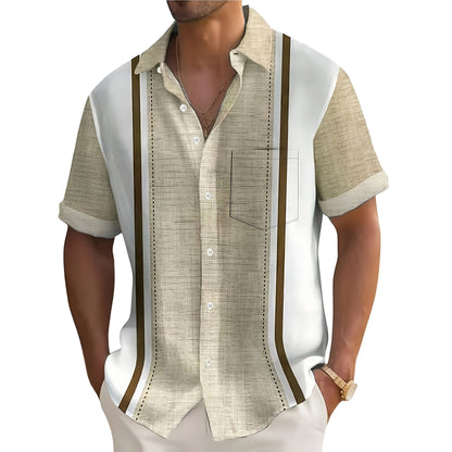 Jean-Marc | Chemise de resort rayée