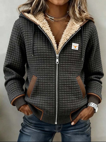 Sandra | La veste matelassée doublée sherpa