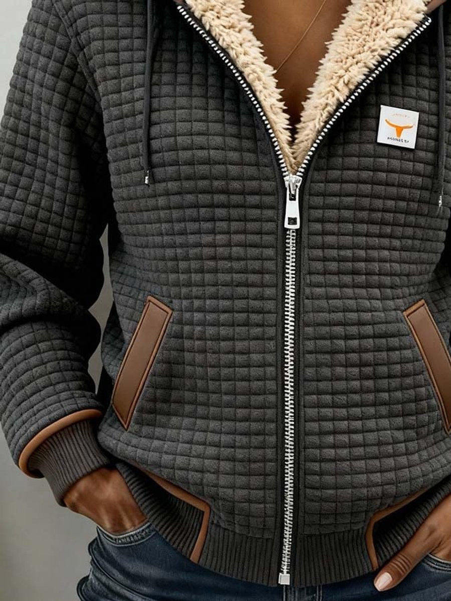 Sandra | La veste matelassée doublée sherpa